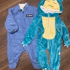 ジャンプスーツ 80サイズ 2点セット