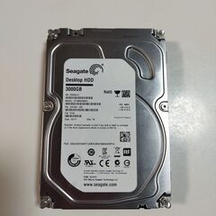 ３TB磁気ディスクを譲ります