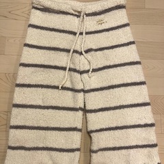 ジェラートピケ モコモコルームウエア 下のみ ボーダー 