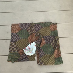 模様入り羽織　着物👘の画像