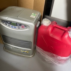 ストーブ　ノズル付灯油缶　セット　 