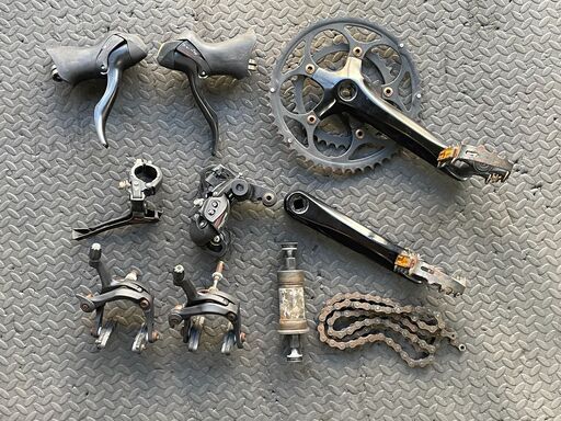 SHIMANO Tourney（シマノ　ターニー）２×７速　コンポーネントフルセット（リアスプロケットは含みません）