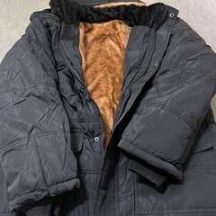 最終値下げ⤵️【新品】メンズダウンフード付き　黒　Ｍの画像