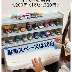 スリーコインズ　ミニカー収納棚