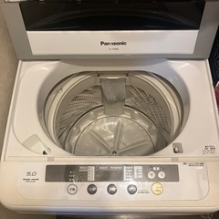 パナソニック　洗濯機の画像