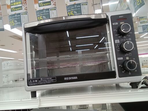 ★ジモティ割あり★ IRISOHYAMA コンベンションオーブンレンジ PFC-D15A  17年製 動作確認／クリーニング済み TC6408