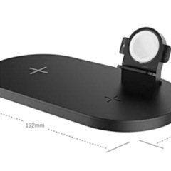 充電スタンドベース、3 in 1 充電器携帯電話時計ヘッドセット急速充電充電ステーションの画像