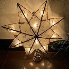 《最終値引》クリスマスツリーの星の画像