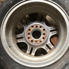 ② 155/65R13  アルミホイールとノーマルタイヤの4本セットの画像