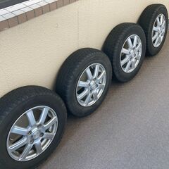スタッドレスタイヤ(145/80R13)　ホイール付き　4本セット