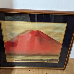 【取引中】残り富士山のみ 大きな絵画2点 の画像