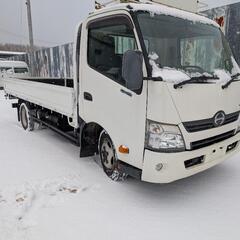 2t 平ボディ 4WD 日野　デュトロ　ロングワイドボディ　車検1年　