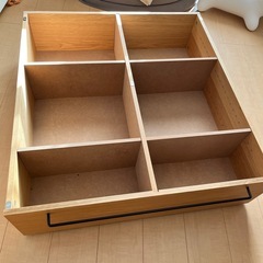 無印良品　ベッド下収納　オーク