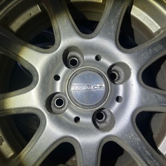 決まりました。DUFACT 4穴　PCD100 14×5.5j +42 165/65R14 サマータイヤ　アルミホイール　14インチの画像