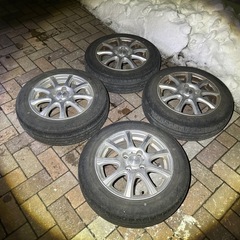 決まりました。DUFACT 4穴　PCD100 14×5.5j +42 165/65R14 サマータイヤ　アルミホイール　14インチ