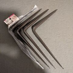 【まとめ売り】棚受け４セット L字金具の画像