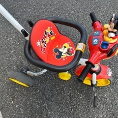 美品 ミッキー三輪車