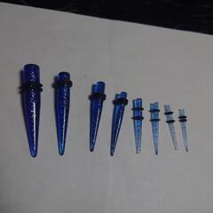 ボディーピアス　いろいろ　セット　1ミリから20ミリまであります！写真一枚目から三枚目までのもの。の画像