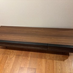 テレビ台 ローボード テレビボード 150 完成品 北欧 おしゃれ 木製 格子 TV台 TVボード テレビラック 収納 茶 ブラウン ナチュラル シンプル モダン 40インチ  50インチ LEON レオン150ローボードの画像