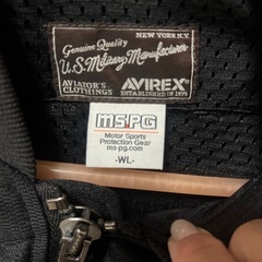 新品未使用　AVIREX LTD バイクジャケット WL 黒の画像