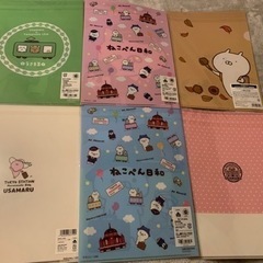 ねこぺんクリアファイル7枚の画像