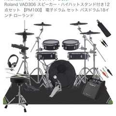 （千葉市原市で引き取りのみ）Roland VAD306 スピーカ...