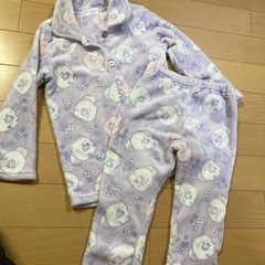 ふんわりねころん　もこもこパジャマ　130の画像