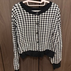 GU 千鳥柄カーディガン