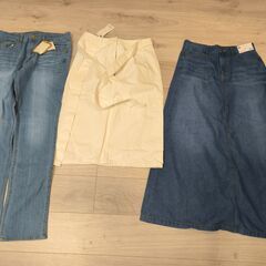 ユニクロ/GU中心にボトムス10点！全てレディースL/LL（73前後）サイズ！3万円以上！の画像