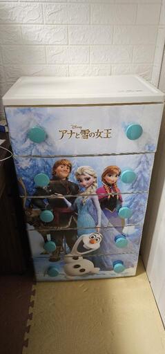 「値下中」収納タンス  チェスト ラック  子供用 アナ雪