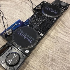 【値引きしました•業者歓迎】DJセット（ターンテーブル、CDJ、DJM）