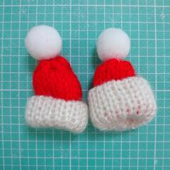 サンタクロース　ミニチュア　帽子　クリスマス　インテリア　オーナメントの画像