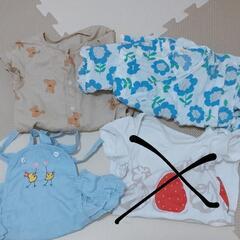 ロンパース　80　kids zoo　キッズズー　カバーオール　綿...