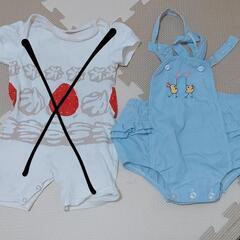 ロンパース　80　kids zoo　綿　夏　半袖　ベビーの画像