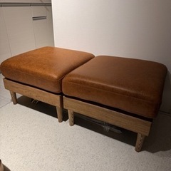 【CRASH GATE】クラッシュゲート EasyLife イージーライフ フリート オットマン×2です。の画像