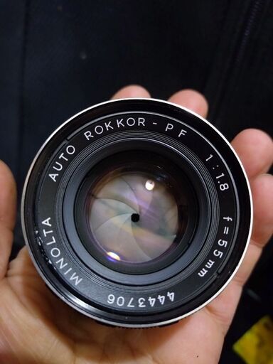並品　MINOLTA AUTO ROKKOR-PF 55mm F1.8