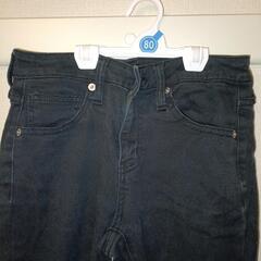 GU　黒スキニーの画像