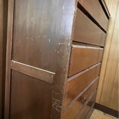 アンティーク　昭和レトロなタンスの画像