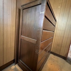 アンティーク　昭和レトロなタンスの画像