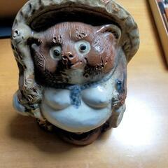【レトロ】たぬき置物【信楽焼】の画像