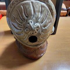 【レトロ】たぬき置物【信楽焼】の画像