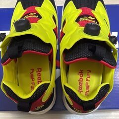 【超美品】Reebok インスタ ポンプフューリー シトロン 27.5cmの画像