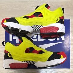 【超美品】Reebok インスタ ポンプフューリー シトロン 2...