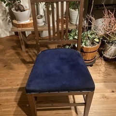 昭和レトロ　木製椅子　ダイニングチェア　古椅子　古家具① 