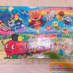 中古 パズル アンパンマン  30ピース２つ 55ピース１つの3セットの画像
