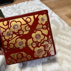 重箱　正方形　3段　昭和レトロの画像