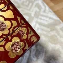 重箱　正方形　3段　昭和レトロの画像