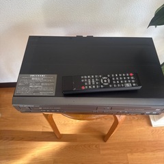 VHSビデオテープ一体型DVDレコーダーダビング機能付きDXR-160V再生確認の画像