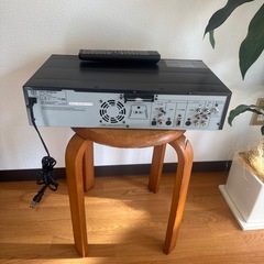 VHSビデオテープ一体型DVDレコーダーダビング機能付きDXR-160V再生確認の画像