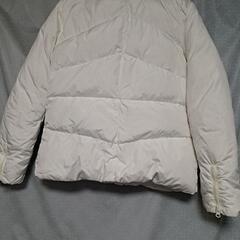 GAP ギャップ ジャンパー M ダウンジャケット白 上着 ジップアップの画像